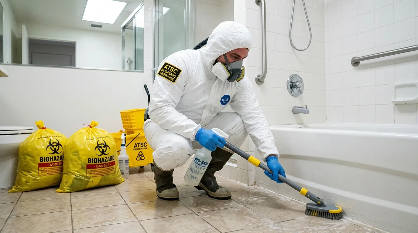 Decontamination equipment deployed for Blood Cleanup in Skiatook